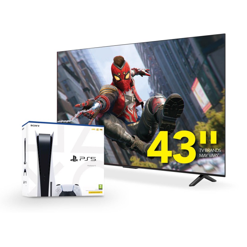 43" TV + PS5 0